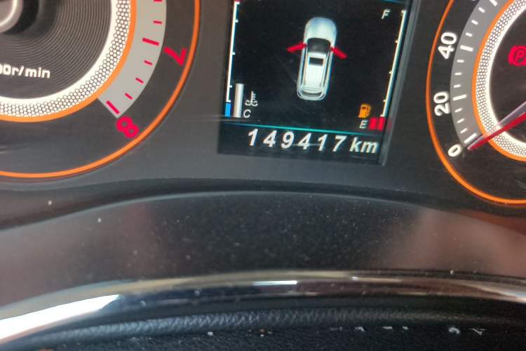 Used Leopaard CS9 2017 1.5L CVT Comfort Model Odometer Close Up