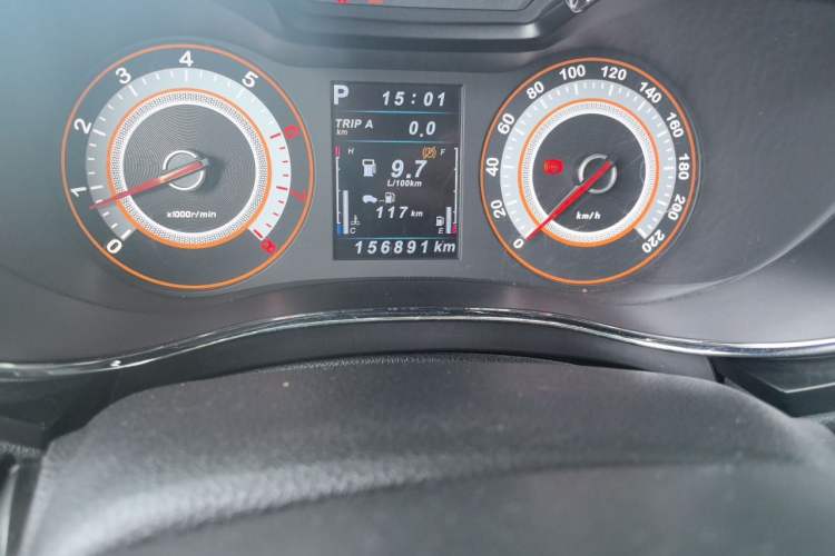 Used Leopaard CS9 2017 1.5L CVT Comfort Model Odometer Close Up