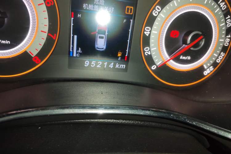 Used Leopaard CS9 2017 1.5L CVT Comfort Model Odometer Close Up