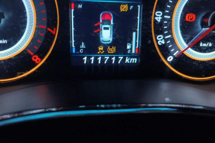 Used Leopaard CS9 2017 1.5L CVT Fashion Edition Odometer Close Up
