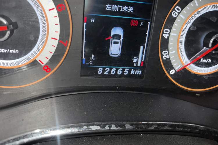 Used Leopaard CS9 2017 1.5L CVT Comfort Model Odometer Close Up