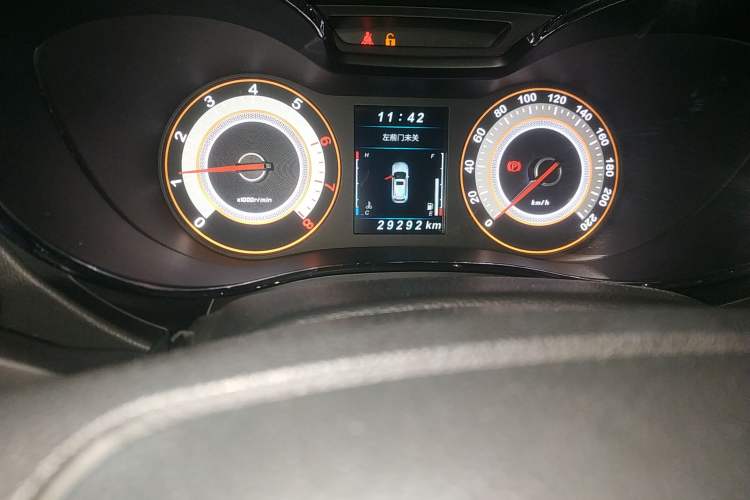 Used Leopaard CS9 2017 1.5L Manual Elite Model Odometer Close Up