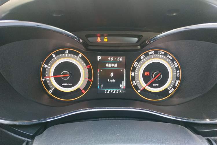 Used Leopaard CS9 2017 1.5L CVT Luxury Model Odometer Close Up