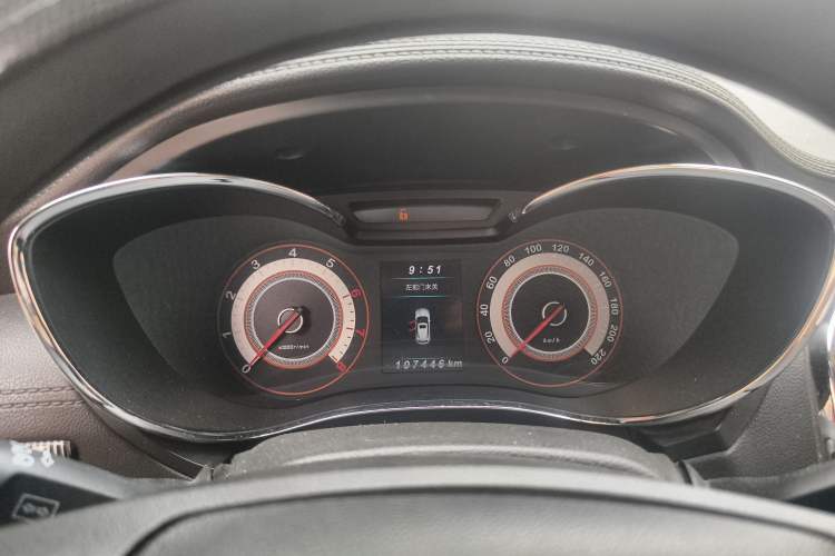 Used Leopaard CS9 2017 1.5L CVT Fashion Edition Odometer Close Up