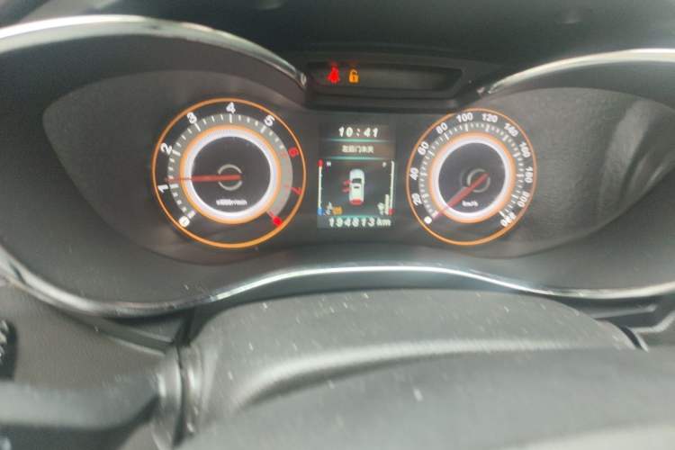 Used Leopaard CS9 2017 1.5L Manual Fashion Model Odometer Close Up