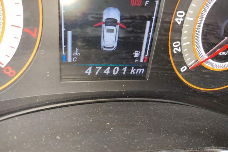 Used Leopaard CS9 2017 1.5L Manual Fashion Model Odometer Close Up