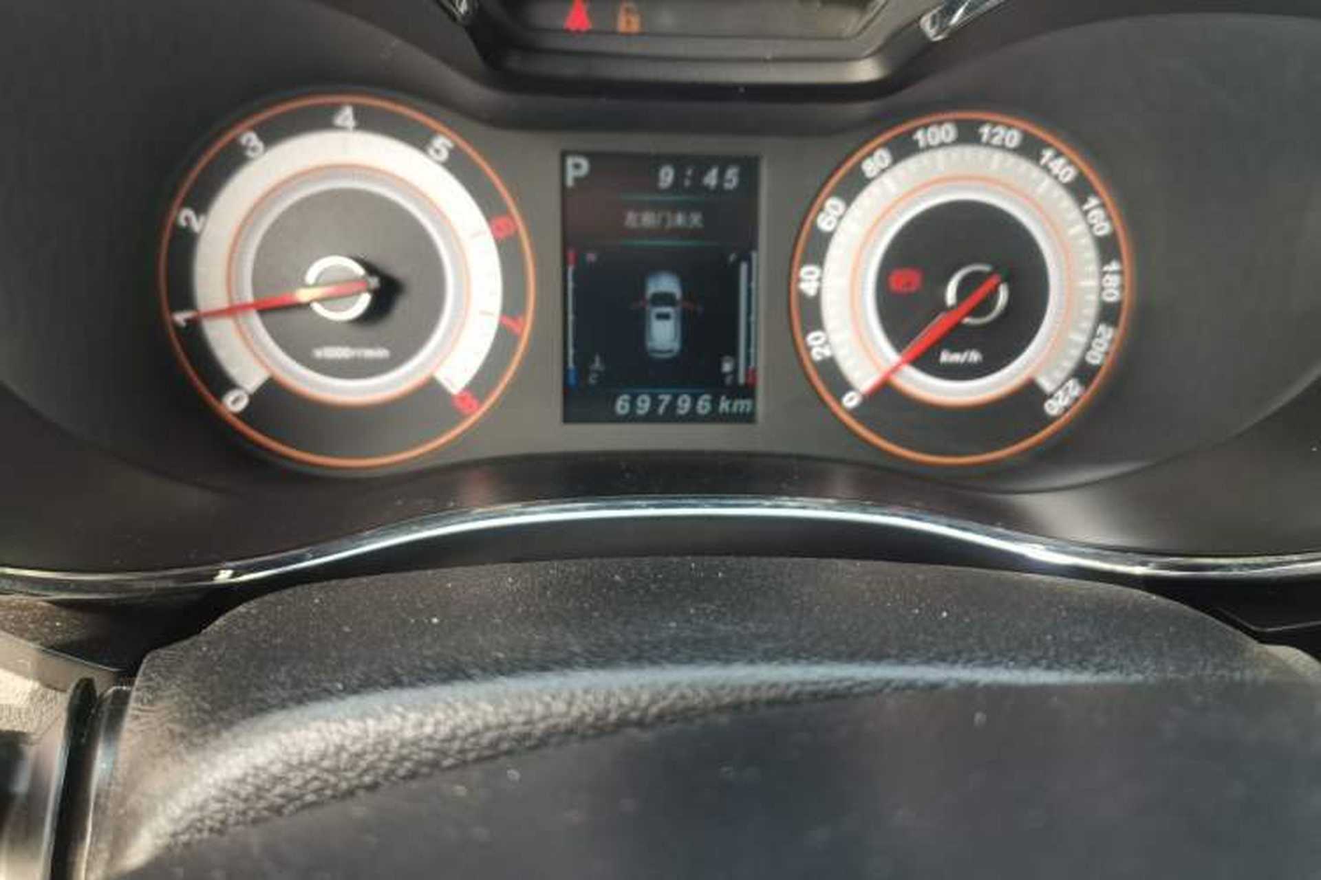 Used Leopaard CS9 2017 1.5L CVT Comfort Model Odometer Close Up