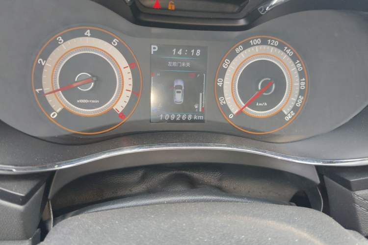 Used Leopaard CS9 2017 1.5L CVT Comfort Model Odometer Close Up