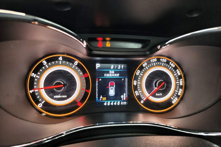 Used Leopaard CS9 2017 1.5L CVT Comfort Model Odometer Close Up