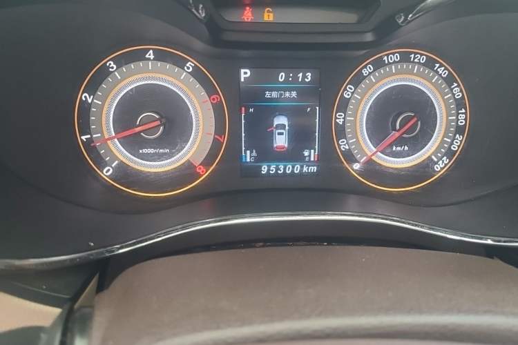 Used Leopaard CS9 2018 1.5T CVT Jingrui Model Odometer Close Up
