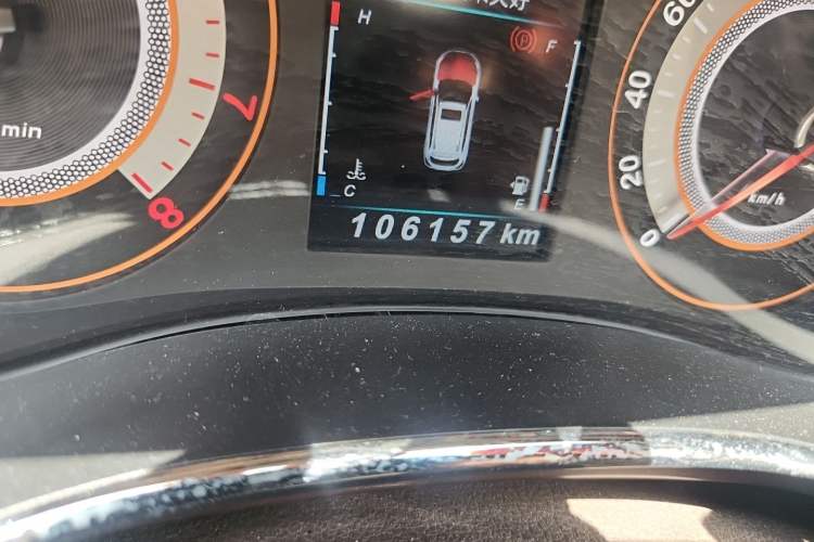 Used Leopaard CS9 2018 1.5T CVT Jinglang Model Odometer Close Up
