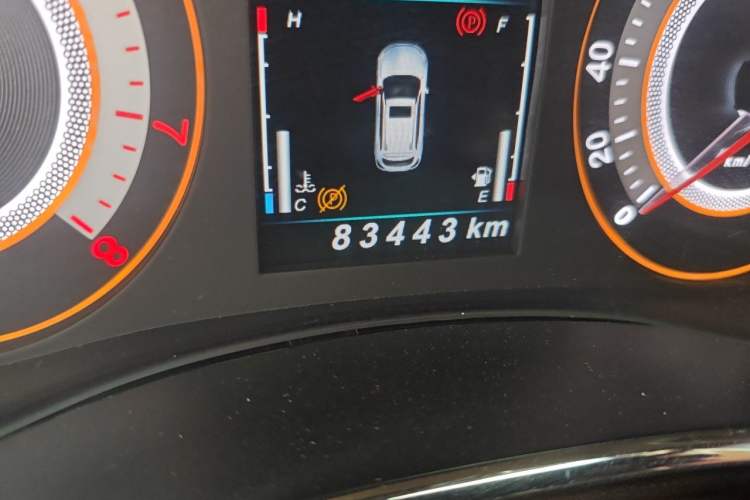 Used Leopaard CS9 2018 1.5T Manual Jingfeng Model Odometer Close Up