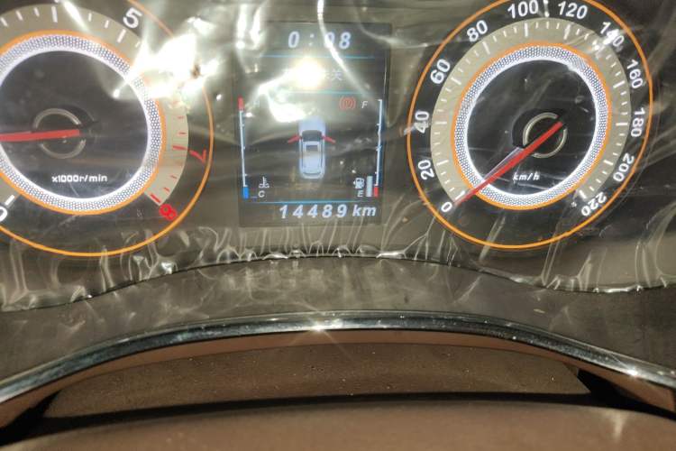 Used Leopaard CS9 2018 1.5T Manual Jingku Model Odometer Close Up