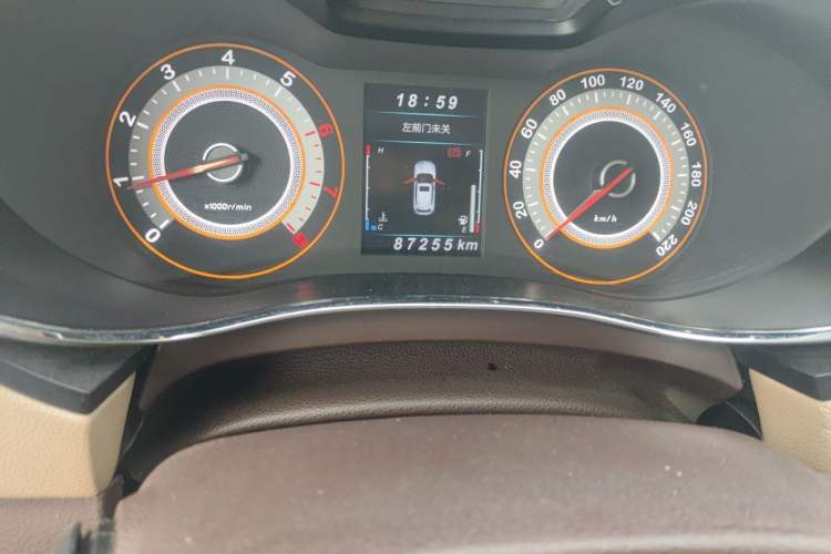 Used Leopaard CS9 2018 1.5T Manual Jingfeng Model Odometer Close Up