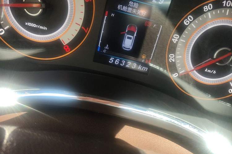 Used Leopaard CS9 2018 1.5T CVT Jingrui Model Odometer Close Up