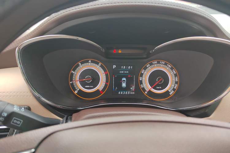 Used Leopaard CS9 2018 1.5T CVT Jingrui Model Odometer Close Up
