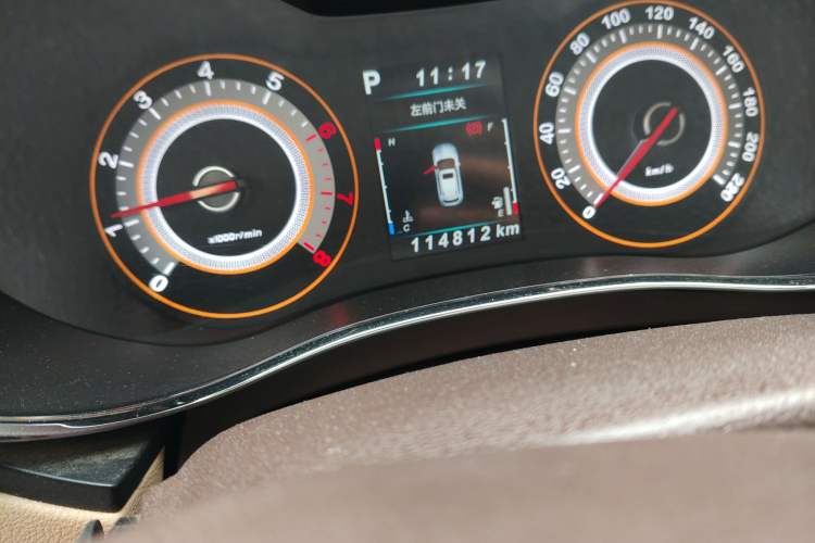 Used Leopaard CS9 2018 1.5T CVT Jinglang Model Odometer Close Up