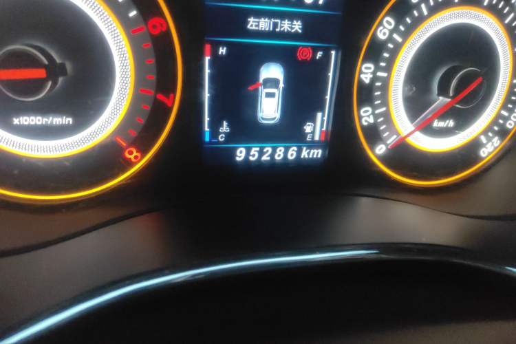 Used Leopaard CS9 2018 1.5T CVT Jingrui Model Odometer Close Up