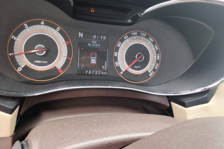 Used Leopaard CS9 2018 1.5T CVT Jingrui Model Odometer Close Up