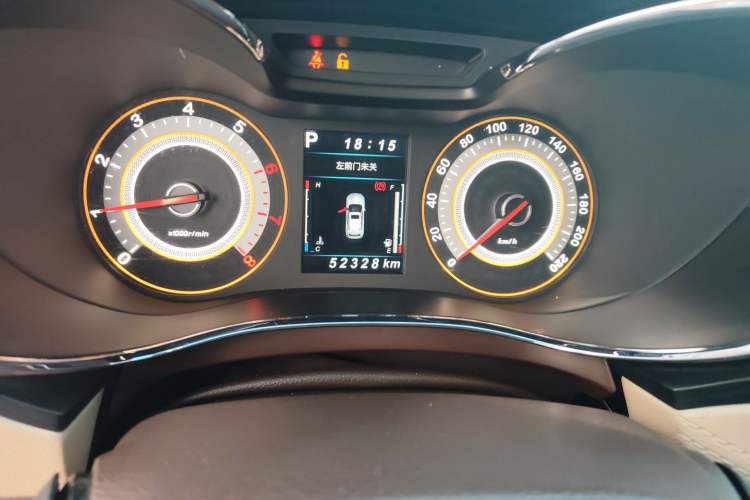 Used Leopaard CS9 2018 1.5T CVT Jingrui Model Odometer Close Up