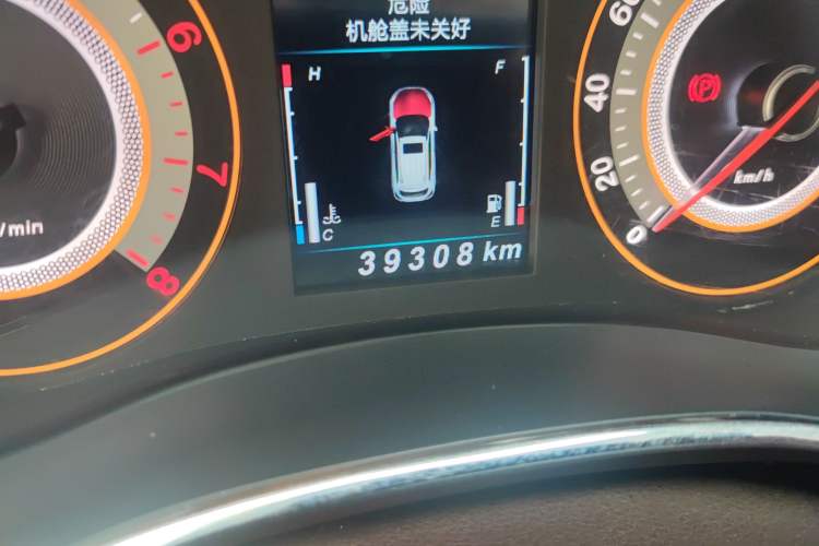 Used Leopaard CS9 2018 1.5T CVT Jinglang Model Odometer Close Up