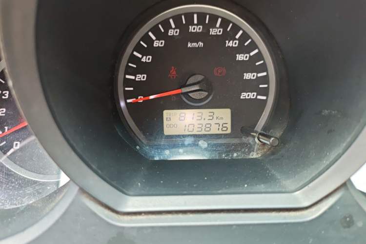 Used Leopaard CT7 2018 1.9T Diesel Two-Wheel Drive Advanced Standard Double-Door Version D19TCIE Odometer Close Up