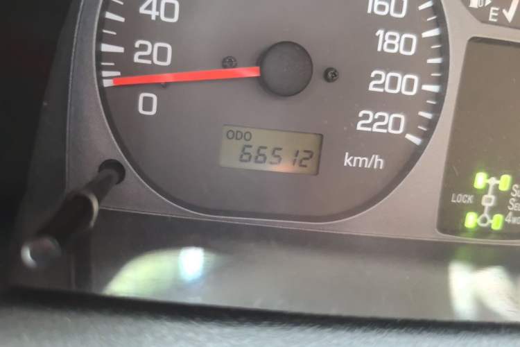 Used Leopaard Feiting 2013 Classic Edition 2.0L Two-Wheel Drive Standard Model Odometer Close Up