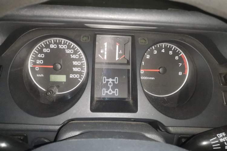 Used Leopaard Heijingang 2009 2.4L Manual 4x4 Odometer Close Up