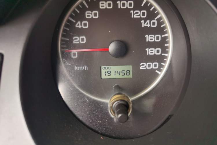 Used Leopaard Heijingang 2009 2.4L Manual Transmission 4x4 China Stage III Odometer Close Up