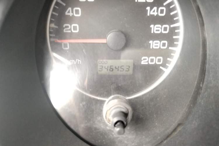 Used Leopaard Heijingang 2009 2.4L Manual 4x4 Odometer Close Up