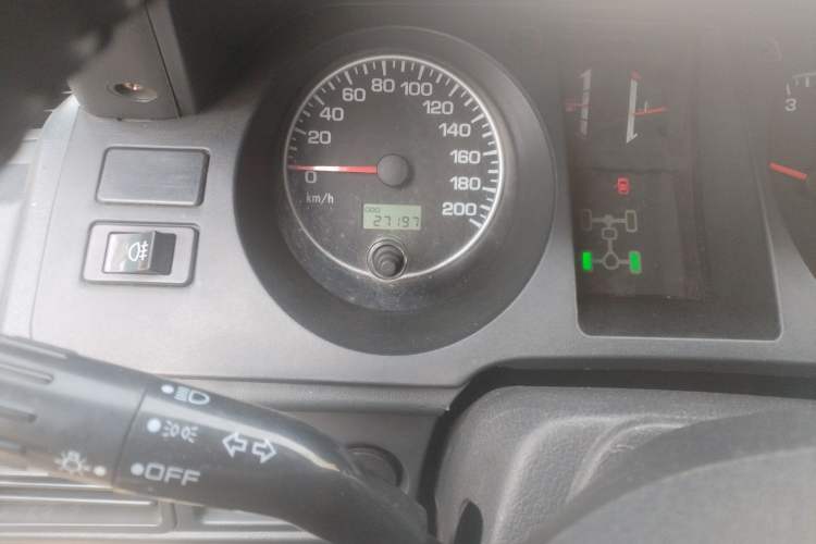 Used Leopaard Heijingang 2009 2.4L Manual 4x4 Odometer Close Up