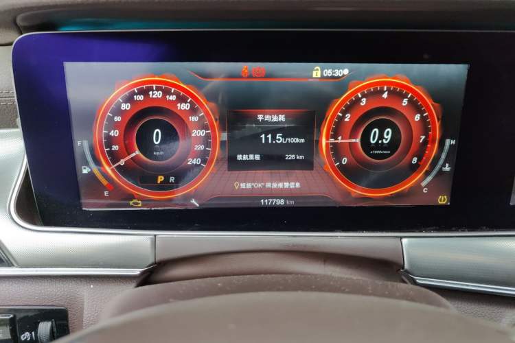 Used Leopaard Mattu 2018 1.6T GDI DCT Prestige Model Odometer Close Up