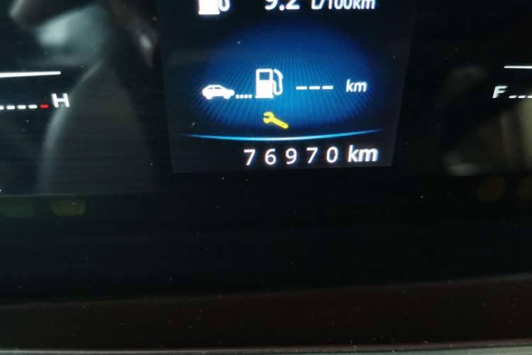 Used Leopaard Mattu 2018 1.6T GDI DCT Elite Model Odometer Close Up