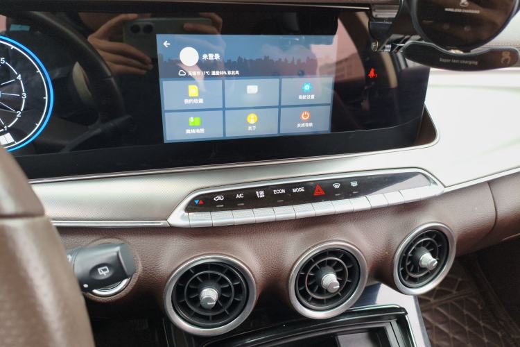 Used Leopaard Mattu 2018 1.6T GDI Manual Elite Model Audio And AC Panel