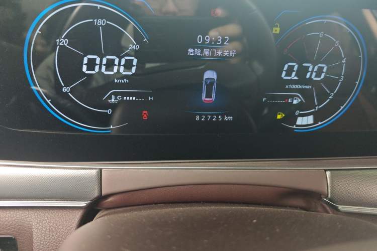 Used Leopaard Mattu 2018 1.6T GDI Manual Elite Model Odometer Close Up