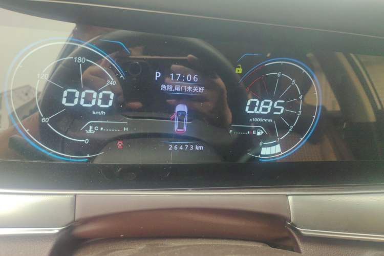 Used Leopaard Mattu 2018 1.6T GDI DCT Elite Model Odometer Close Up
