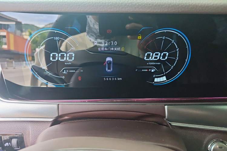 Used Leopaard Mattu 2018 1.6T GDI DCT Elite Model Odometer Close Up