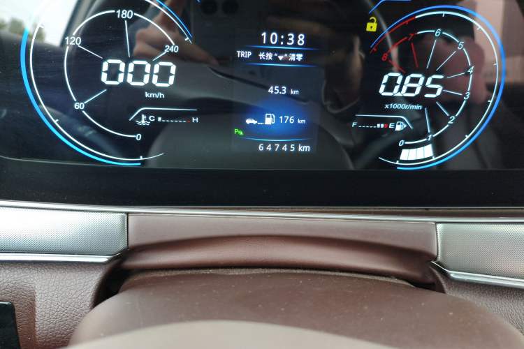 Used Leopaard Mattu 2018 1.6T GDI Manual Elite Model Odometer Close Up