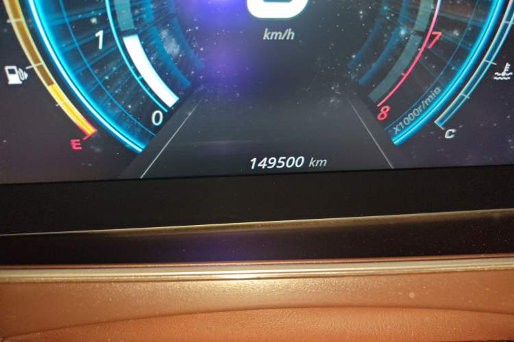 Used Leopaard Mattu 2018 1.6T GDI DCT Luxury Model Odometer Close Up