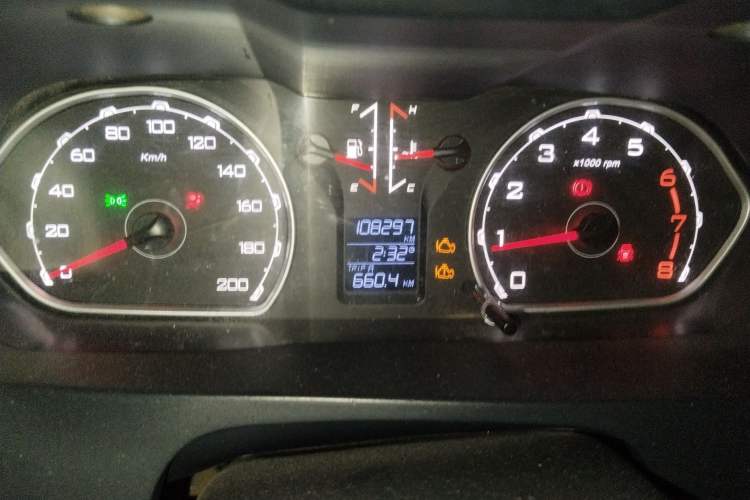 Used Leopaard Q6 2015 2.4L Manual Two-Wheel-Drive Elite Model Odometer Close Up