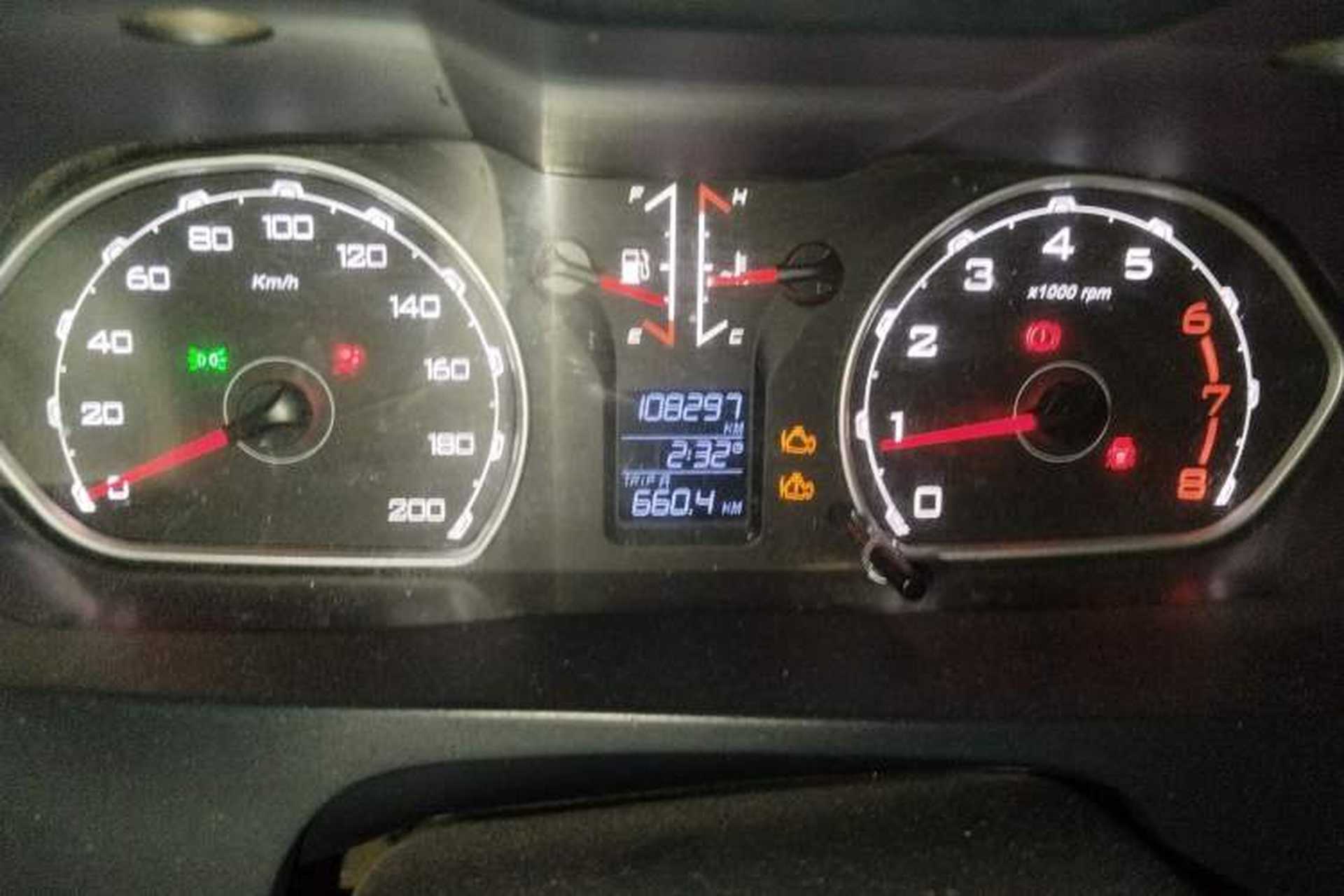 Used Leopaard Q6 2015 2.4L Manual Two-Wheel-Drive Elite Model Odometer Close Up