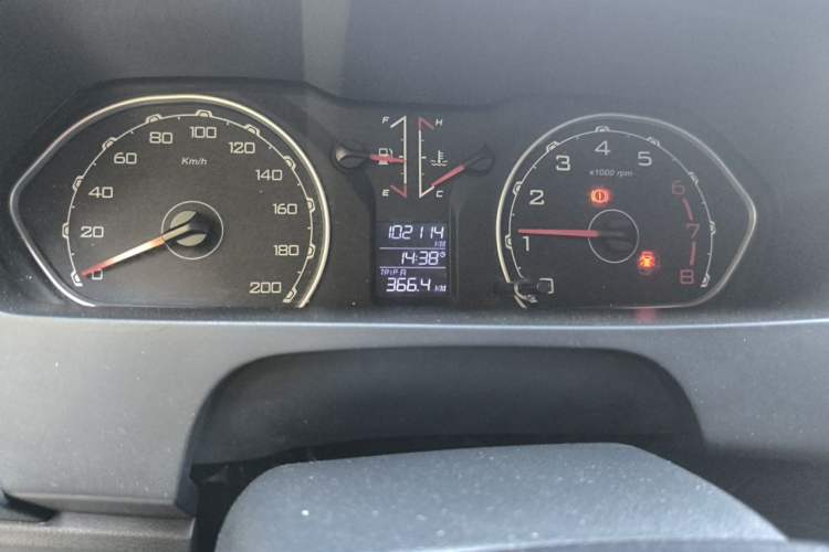 Used Leopaard Q6 2015 2.4L Manual 4x4 Excellence Edition Odometer Close Up