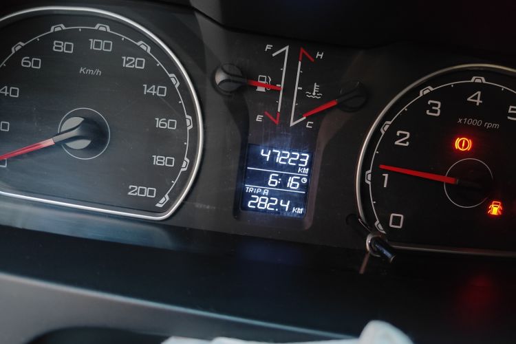 Used Leopaard Q6 2015 2.4L Manual 4x4 Excellence Edition Odometer Close Up