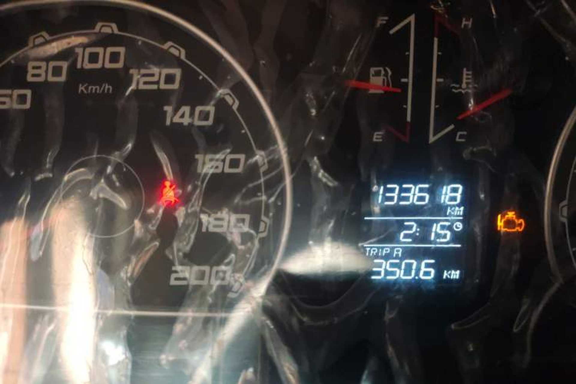 Used Leopaard Q6 2015 2.4L Manual Two-Wheel-Drive Elite Model Odometer Close Up