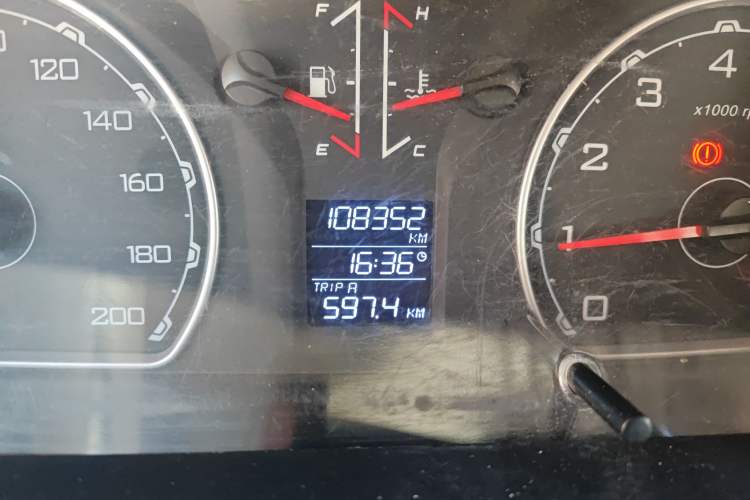 Used Leopaard Q6 2015 2.4L Manual 4x4 Excellence Edition Odometer Close Up