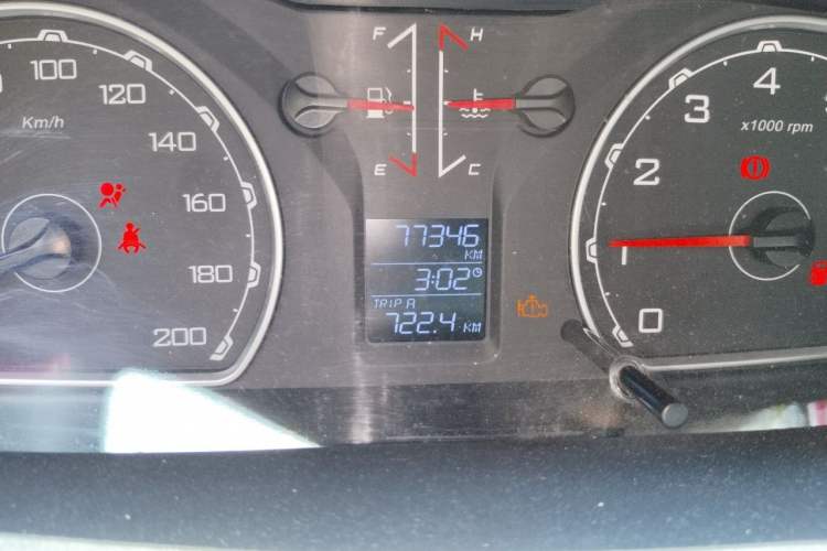 Used Leopaard Q6 2015 2.4L Manual 4x4 Excellence Edition Odometer Close Up