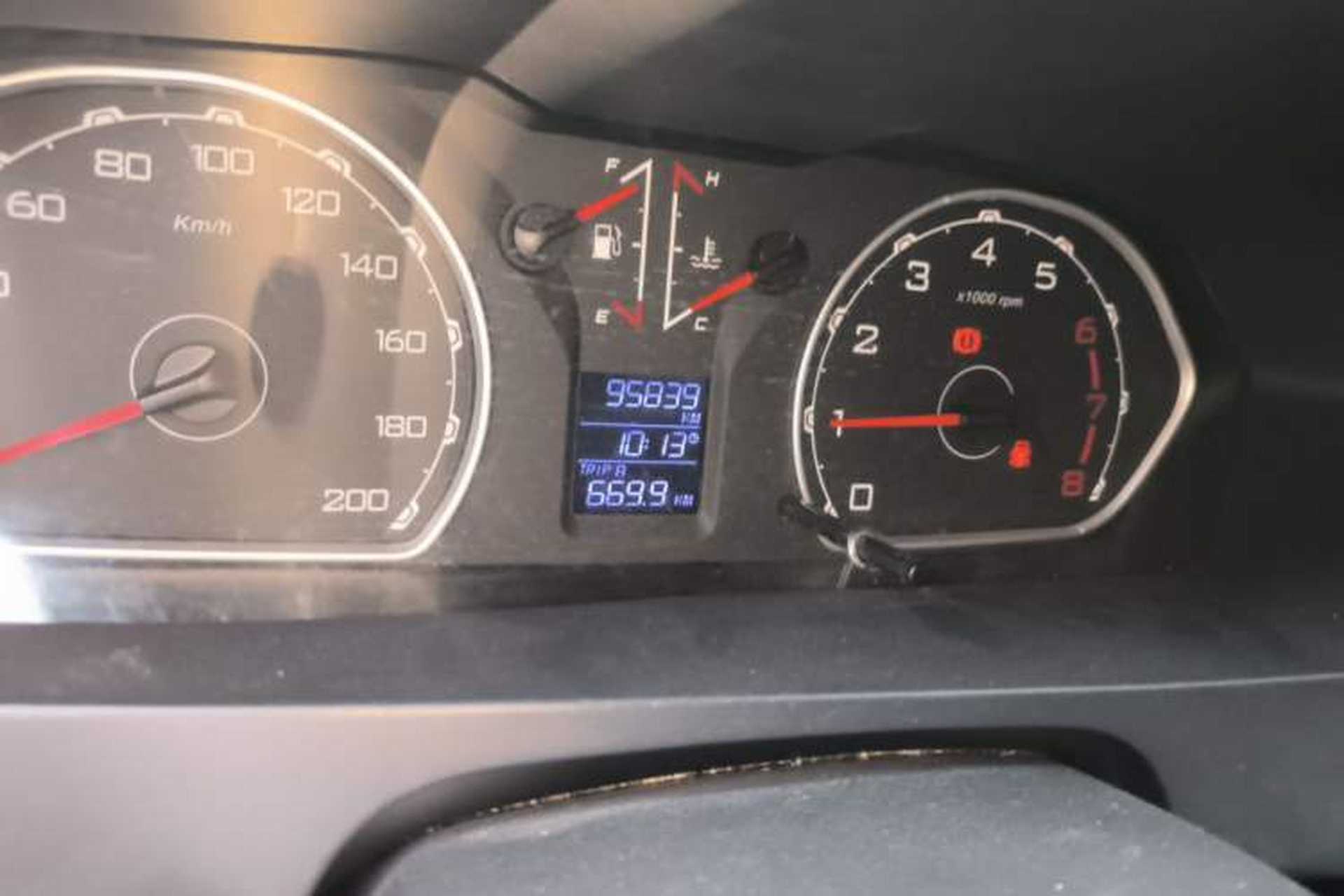 Used Leopaard Q6 2015 2.4L Manual 4x4 Excellence Edition Odometer Close Up