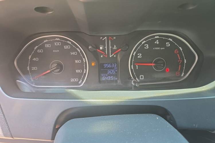 Used Leopaard Q6 2015 2.4L Manual Two-Wheel-Drive Elite Model Odometer Close Up