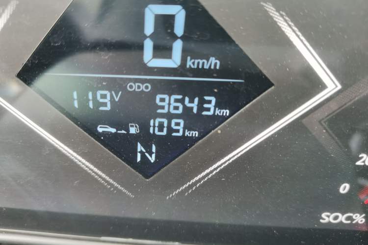 Used Levdeo Mango 2021 Qumang Yuedong Edition 200km Odometer Close Up