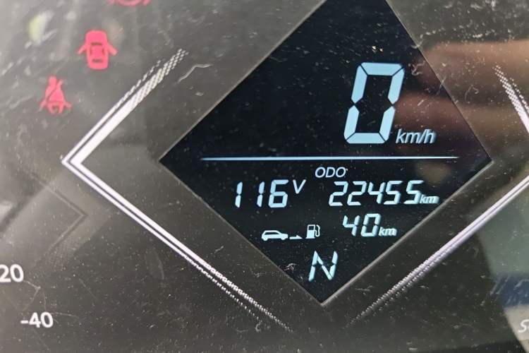 Used Levdeo Mango 2021 LeMang Dynamic Edition Odometer Close Up